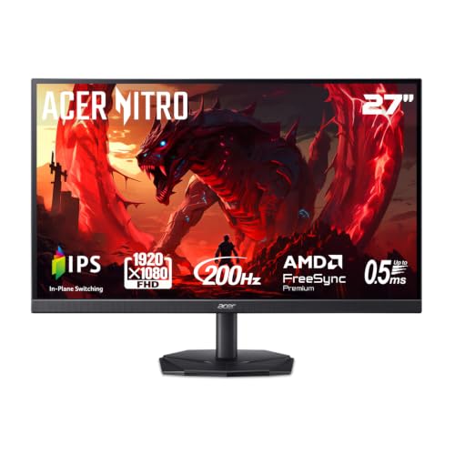 Acer Nitro 27in FHD 200Hz Gaming Monitor KG271 X1biip