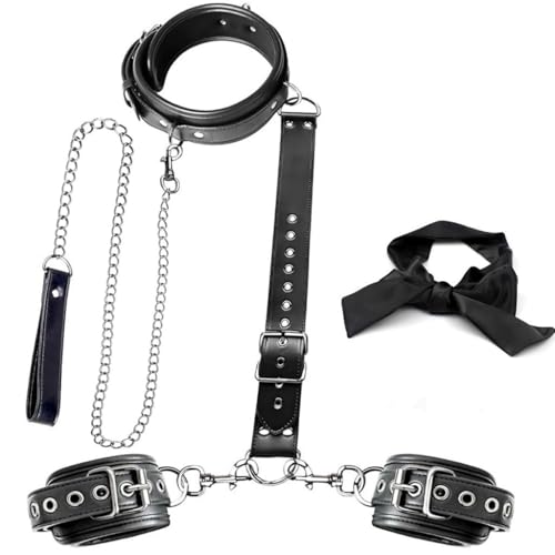 BDSM Kit Sex Bondage Bed Restraints Set Bondage Restraint Toys Cuffs Toys Adjustable Adult Fetish Erotic Slave SM Game for Couples Women Men Sweaters LM05-160