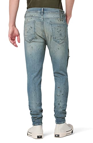 HUDSON Mens Zack Side Zip Skinny3