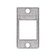 Goobay 79883 Keystone Port zum Einbau in Geräte & Gehäuse / Keystone Modul mit 19,2 x 14,9 mm / Snap-In-System / Keystone Halterung / Metall