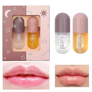 Lip Plumper- Brillo De Labios, Relleno Labial Natural, Juego De Brillo De Labios Hidratante Y Reparador De Dã­A Y De…