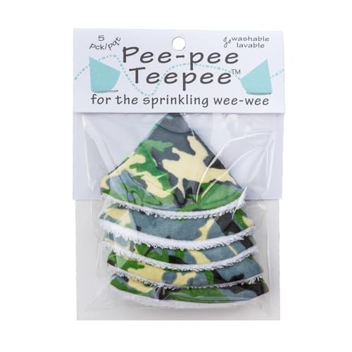Image of Beba Bean Pee Pee Teepee Camo Green 5 Pieces Baby boy Pee Shield Babyboy Essentials peepeeeteepee Baby boy Diaper Cover for Boys Teepee Pee Shield Pee Covers