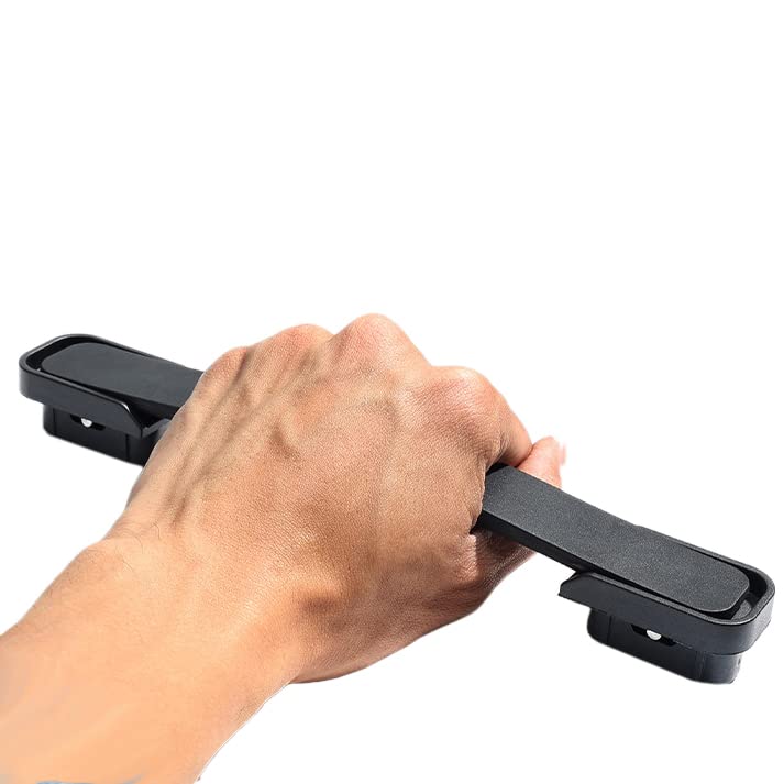 Image of Lasenersm 1 Piece Luggage Handle Replacement, 23.3 x 3.3cm, Black ABS Plastic Pull Handle Grip for Luggage Suitcase, Box, Case