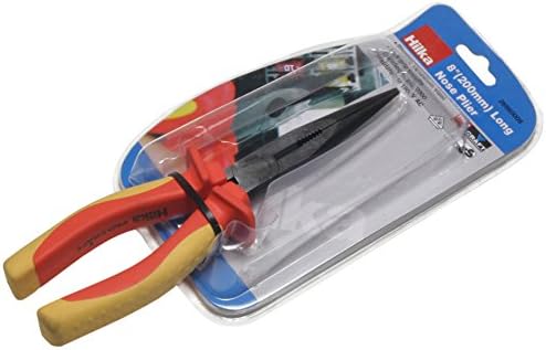 Hilka 26960008 200 mm Pro Craft VDE Long Nose Pliers