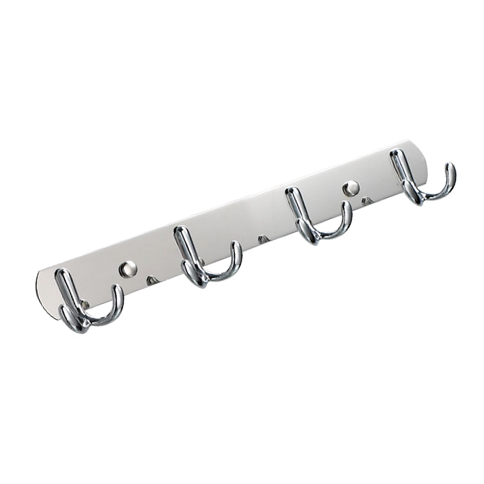 Msioytog Metal Wall Hanger Rustproof Double Hook Set Space-Saving Design for Indoor Outdoor Clothes Towels Kitchen Bathroom Hooks
