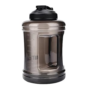 GEMFUL Grote Waterfles 2,5 liter BPA vrij waterkruik met handvat voor Sport Training Wandelen Reizen Kantoor en Buitenactiviteiten