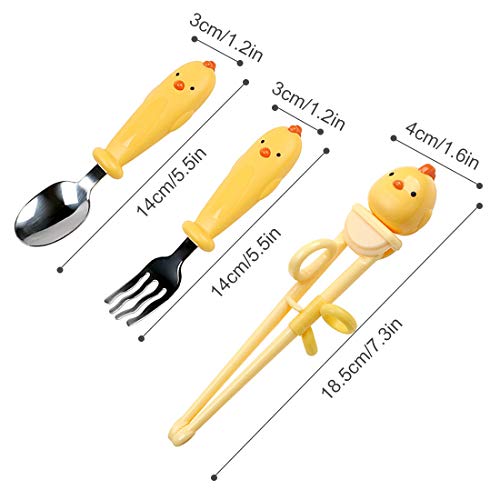 image for Mannice Training Chopsticks Set for Kids and Beginners - 1 Pair Chopst