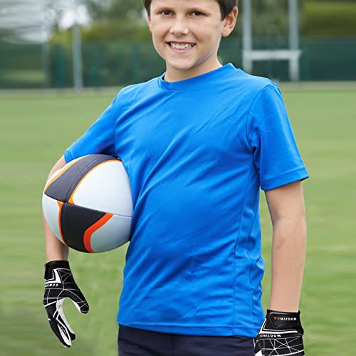 Gowisdom Youth Football Gloves,Silicone Enhanced Grip Sports Receiver Gloves For Kids Boys Girls Xs/S(5.5-6 Inch) #TOP6