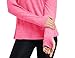 TBMPOY Womens UPF 50+ Sun Protection Hoodie Shirt Long Sleeve Fishing Hiking Outdoor UV Shirt Lightweight Rose L