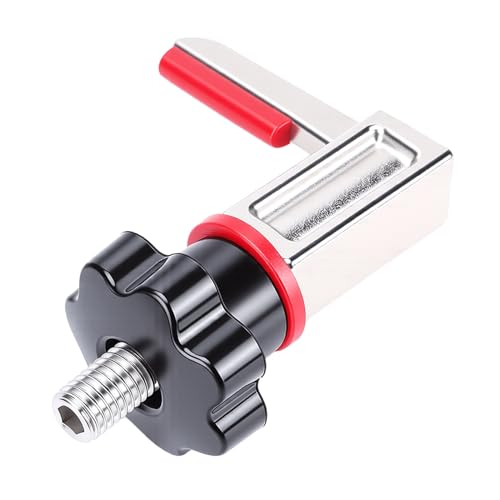 CHICIRIS Voladizo con Marco en L, Brazo de Metal Resistente con Protector de Alta Tensión, Encordar Raquetas de Bádminton y Tenis