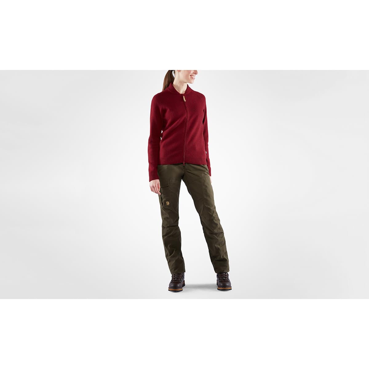 Fjällräven Karla Pro Winter Trousers W Damen Wanderhose gefüttert schwarz schwarz
