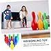 YARNOW Educational Bowling Ball Set for Toddlers Cm Plastic Safe Multiplayer Game Kit