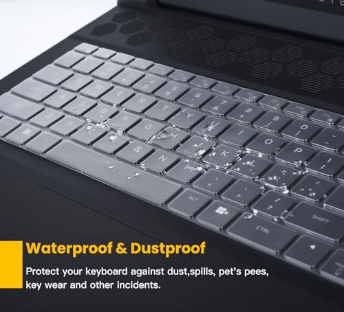 Keyboard Cover Skin for Dell Alienware M18 R2 / Alienware M18 R1 Gaming Laptop, 18 Inch Dell Alienware M18 Keyboard Protector, Alienware M18 R2 Accessories Skin, TPU