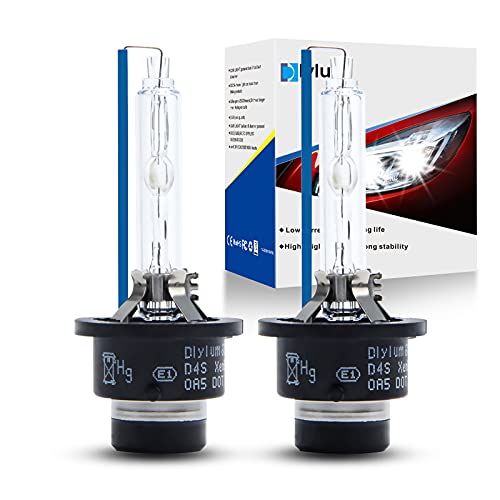 Dlylum D4S HID Bulb - 8000K 35W Xenon Replacement Headlight Bulb, Pack of 2.â€¦