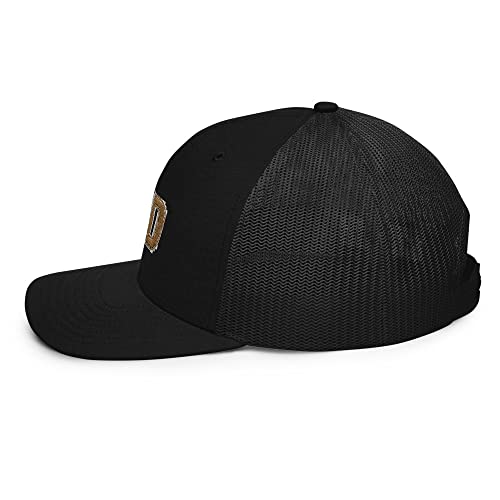 Gorra Snapback Negra con Cierre Ajustable y Visera de Béisbol 4