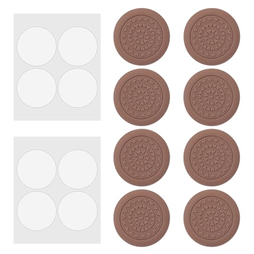 8pcs Anti-Slip Cutting Board Stabilizer Pads, Silicone Self-Adhesive Furniture Pads Waterproof Stick on Feet Rubber Protectors Furniture Noise Reducing Non Slip Stabilizer for Chopping Boards Laptop