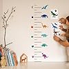 MAYJOYDIY 10pcs Dinosaurs Stencils 6×6inch Animal Dinosaurs Painting Templates with Paint Brush Tyrannosaurus Rex Pterosaurus Stegosaurus Footprints Stencils for DIY Craft Supplies Wall Wood #4