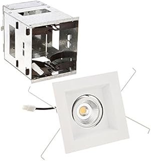 WAC Lighting MT-3LD111R-F940-WT Mini Multiple LED Single Remodel Housing with Trim and Light Engine 4000K Flood White, 25Â° Beam Angle