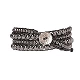 Spirit Wrist Becket Mens Beaded Bracelets, Cuff Bracelets for Women /Men – Black Bracelet for Women