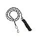 SENYEPETS Dog Leash Chain - Anti Bite Training Chain Rope Leads for Big Dogs Black L