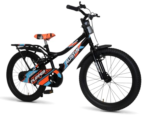 Image of Austin Flipper IBC Rigid Fork for Kids-Single-Speed Design Lightweight for Smooth Rides 20 T (inch) Road Cycle Black Orange