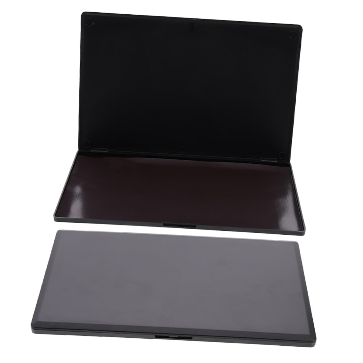 Palette di Ombretti Vuote Magnetiche in Abs Nero 2 Pezzi Leggere e Portatili per Trucco Fai da Te e Make Up On-the-go
