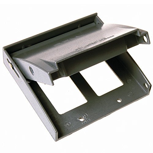Bell Outdoor 5045-0 Two Gang Weatherproof GFCI Box Cover