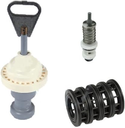 Fleck 5600 SOFTENER Valve Rebuild Kit - Includes Piston (60102-10), Seals & Spacers (60125), and Brine Valve (60032) by Fleck
