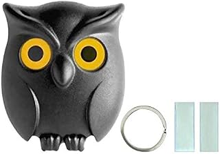 TEMKIN Suction Cup Hooks Black Night Owl Magnetic Wall Key Holder Hook Magnets Attraction Keychains Key Hanger Storage Hook Hanging Key for Open Doors Hooks