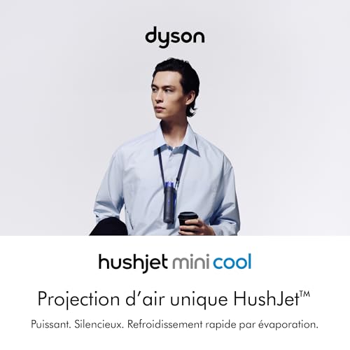 Dyson HushJet™ Mini - Ventilateur portable 3‑en‑1, puissant et silencieux, idéal pour les voyages et les déplacements. Fraîcheur express avec flux d'air turbo jusqu'à 25 m/s et jusqu’à – vue 2