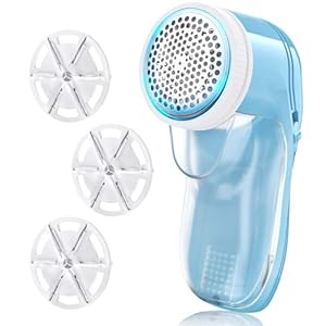 Fusselrasierer, Fusselentferner Mit 3 Austauschbaren Klingen, Fusselrasierer Elektrisch Aufladbar, Fusselentferner Kleidung/Bettzeug/Möbel, Entfusseler Gerät Elektrisch, Lint Remover Clothes