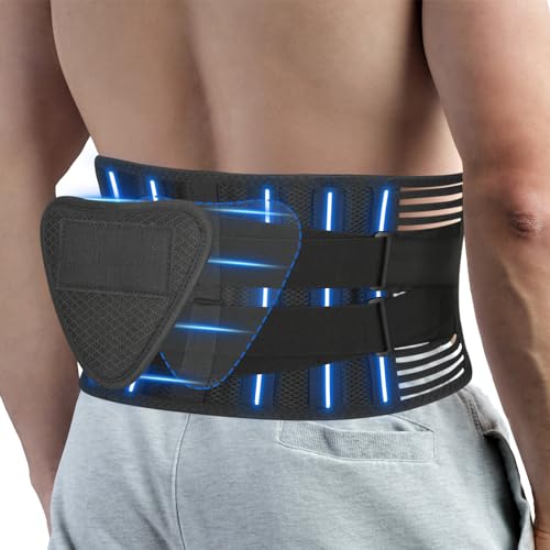 OXCOMFORT Back Support Belt for Women - Back Brace for Men Lower Back Pain Relief, Small Size