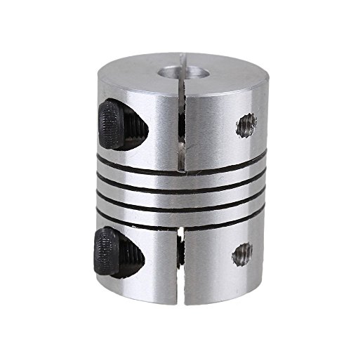 WEONE alluminio d'argento 5 x 6 mm CNC motore