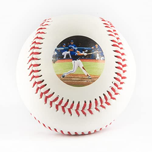 Personalized Photo Printed Baseball Gift, Custom Practice Baseball Best Gift - Official Size- Use Your Photo or Logo Baseball Birthday Gift Holiday Present for The Best Dad