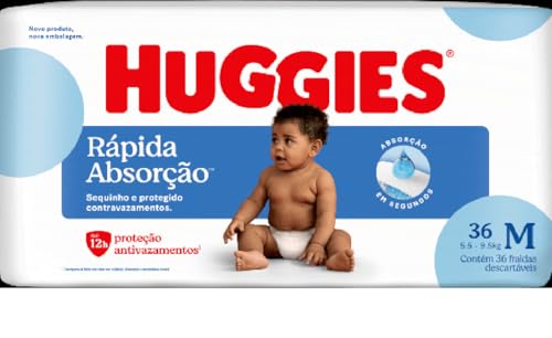 Fralda Tripla Proteção Huggies M 36 un