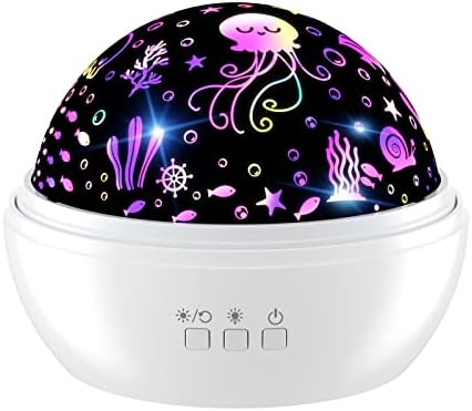 Star Projector Night time Gentle for Youngsters Birthday Items for 3 4 5 6-12-Yr-Outdated Women Boys Starry Night time Gentle Projector Glow in The Darkish Stars Rotating Gentle Projector for Child (White)