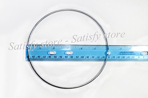 Bistore - Set of 5 Dream Catcher Metal Hoops, (Dream Catcher Metal Rings) (6 inches Diameter)