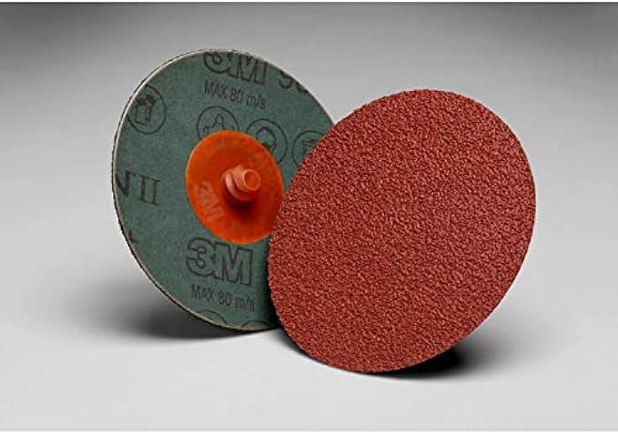 3M Cubitron II Roloc Fibre Disc 982C, 60+, TR, 4 in x NH, Die R400BB
