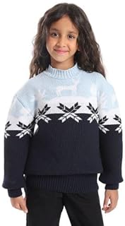 CAESAR Girls Girls Wool Pullover With Mutlicolour Design Pullover