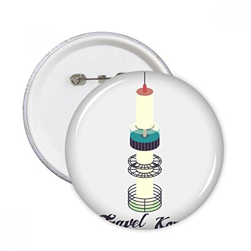 Badge rond Séoul Corée du Sud pour masquer un trou ou raviver un vêtement fade