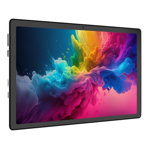 Tablet 10 Inch, Android Tablets, 10GB RAM + 64GB ROM Octa-Core 5000mAh 1280 x 800 HD Touch Screen 5MP + 8MP HD Camera Bluetooth 5.3 Wifi 6 Tablet PC (White)