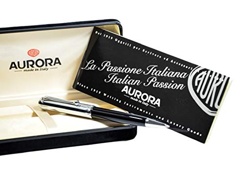 Bolígrafo Aurora 03102 Talentum con elegante tapa cromada negra 4