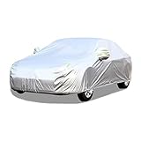 【MULTIFUNKTION】 Diese Autoabdeckung besteht aus atmungsaktivem Oxford-Stoff und ist mit Baumwolle gefüttert. Diese Ganzjahres-Autoabdeckungen können Ihr Fahrzeug effektiv vor Regen, schädlichen UV-Strahlen, Schmutz, Staub, Schnee, Frost, industriellen Schadstoffen und Vogelkot schützen. Es ist perfekt für den Außen- und Innenbereich sowie für den Sommer und Winter.