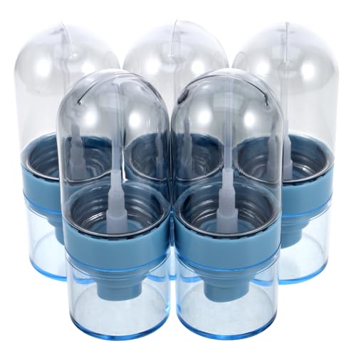 SEWACC 5 Stück Pack Feine Sprühflaschen 50 ml Nachfüllbare Reise Zerstäuber für Kosmetik und Parfüm Auslaufsicher Tragbar Feiner Nebel für Gesichtsspray und Make Up