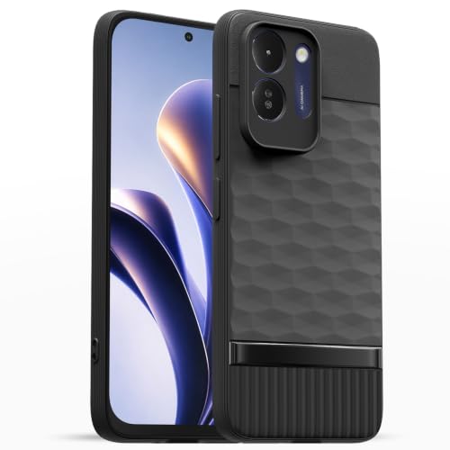 Image of Outlouders Back Cover for Poco M8x 5G | Full Camera Protection | TPU Soft Flexible Shockproof Bumper Case (Black)
