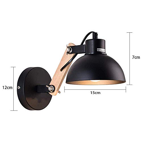 Luces de pared Times con brazo ajustable para mesita de noche 3