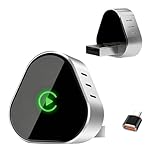 Wireless CarPlay Adapter UK 2026 Upgraded, Effortlessly Convert Wired to Wireless CarPlay, Compatible with iPhone iOS 10+ & Android 11+, Mini&Stable Car Play Wireless Adapter (Silver)