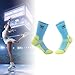 Ice Skating Socks,Kids Knee High Socks,Breathable Roller Skating Socks,Ski Socks,Socks, Blue M