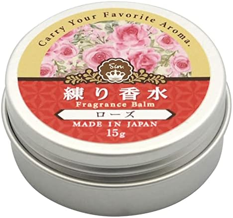Amazon 日本製 ローズ 薔薇 バラ 練り香水 15g ハンドクリーム 保湿クリーム 練香水 Sin 練り香水 通販