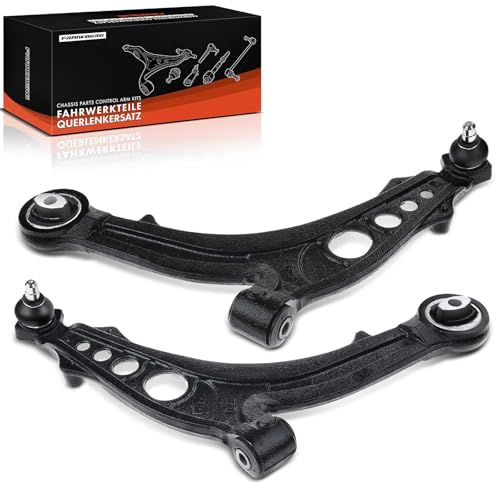 Frankberg 2x Control Arm Suspension Arm Front Compatible with Grande Punto 199 2005-2012 Van 169 2007-2009 Punto 188 188AX 199 1999-2017